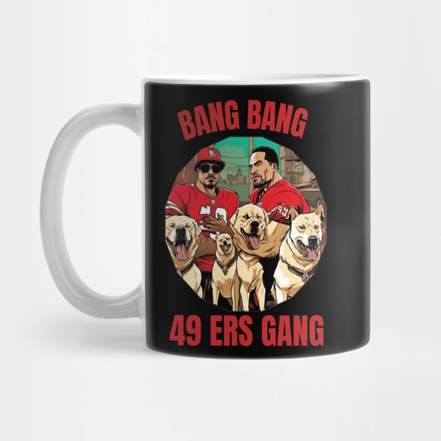 Bang Bang 49 ers Gang vector illustration fan art by Nasromaystro